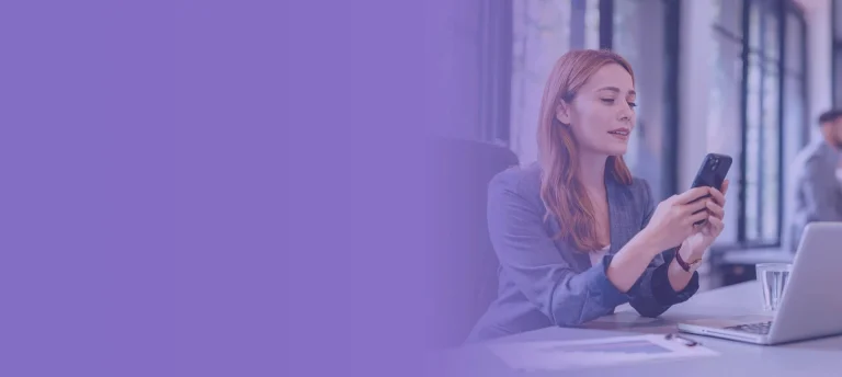 Woman on a mobile phone